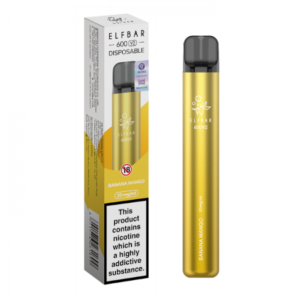 Elf Bar V2 Disposable Vape Pen - Banana Mango